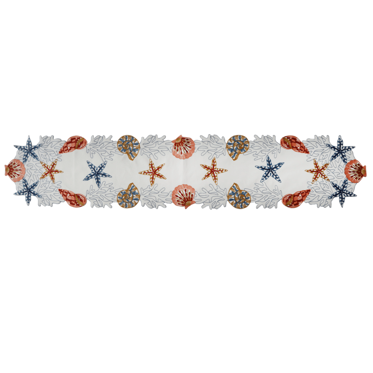 Caminho De Mesa Marinha 178X35cm - Tuut